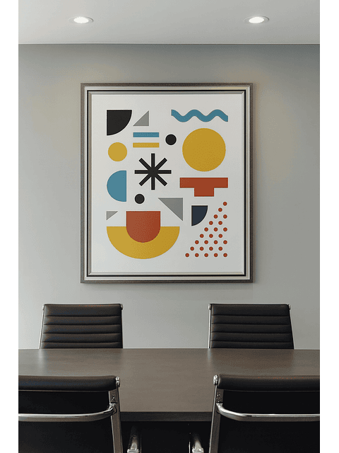 Marco para fotos ribete gris y negro 40x50 3