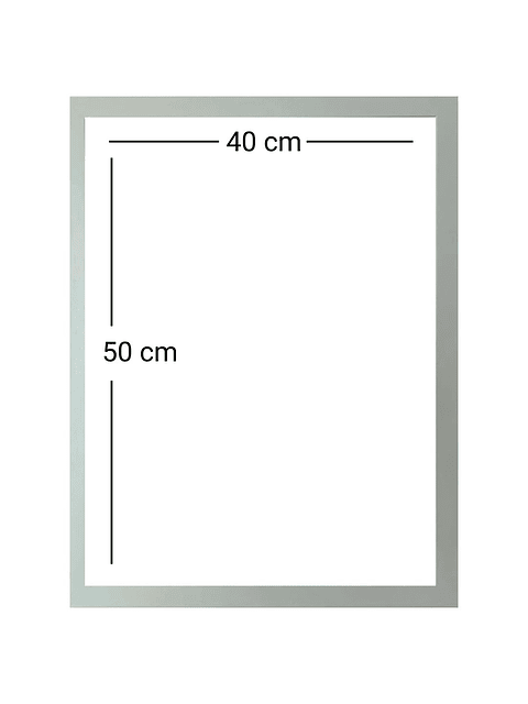 Marco para fotos 40x50 MDF madera natural 2