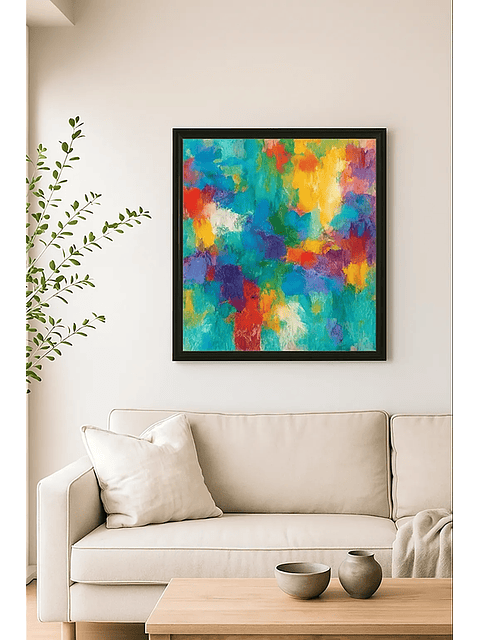 Marco para fotos borde negro o blanco 50x60 MDF  4