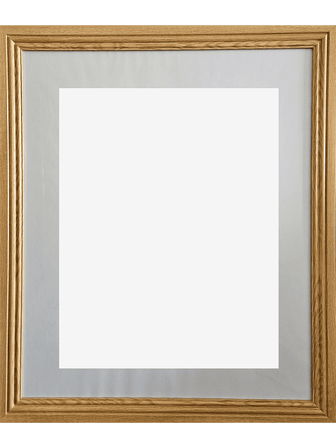 Marco para fotos color madera natural 50x60 MDF  4