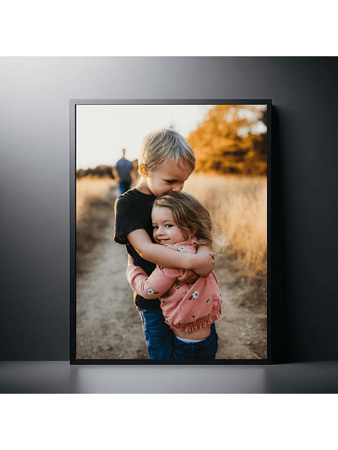 Marco para fotos liso Negro / Blanco 50x70 MDF  6