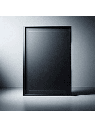 Marco para fotos liso Negro / Blanco 50x70 MDF 