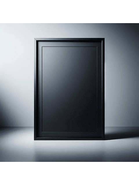 Marco para fotos liso Negro / Blanco 50x70 MDF  2