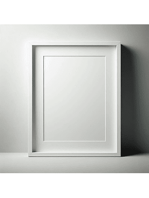 Marco para fotos liso Blanco o Negro 30x40 MDF 