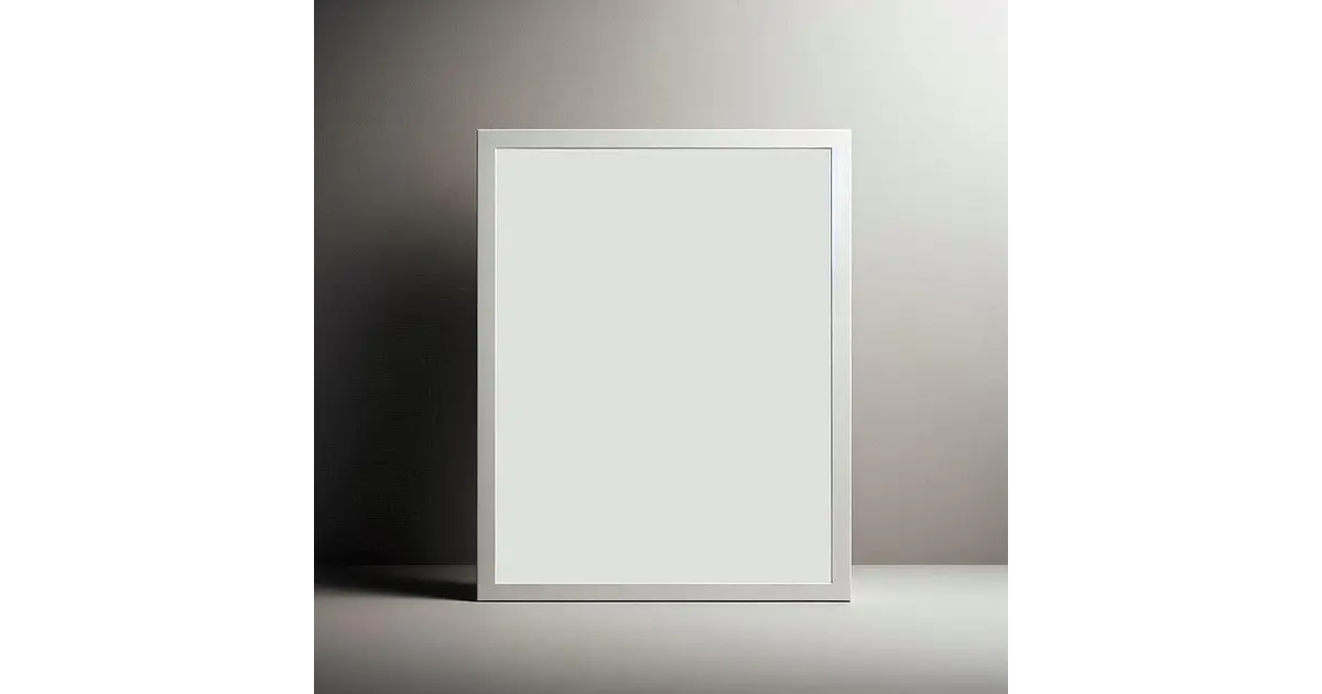 Marco para fotos liso Blanco 30x40 MDF