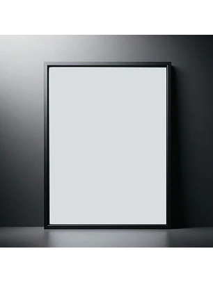 Marco para fotos liso Negro  30x40 MDF vidrio