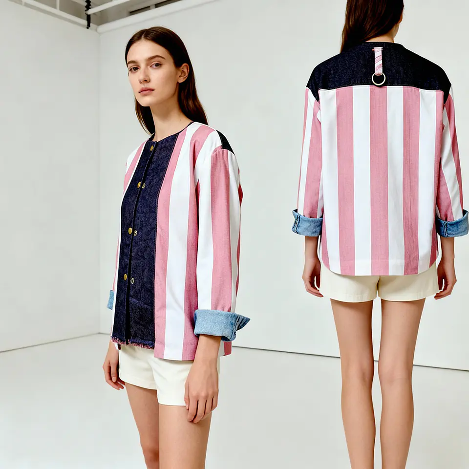 Chaqueton Denim RedLines 2