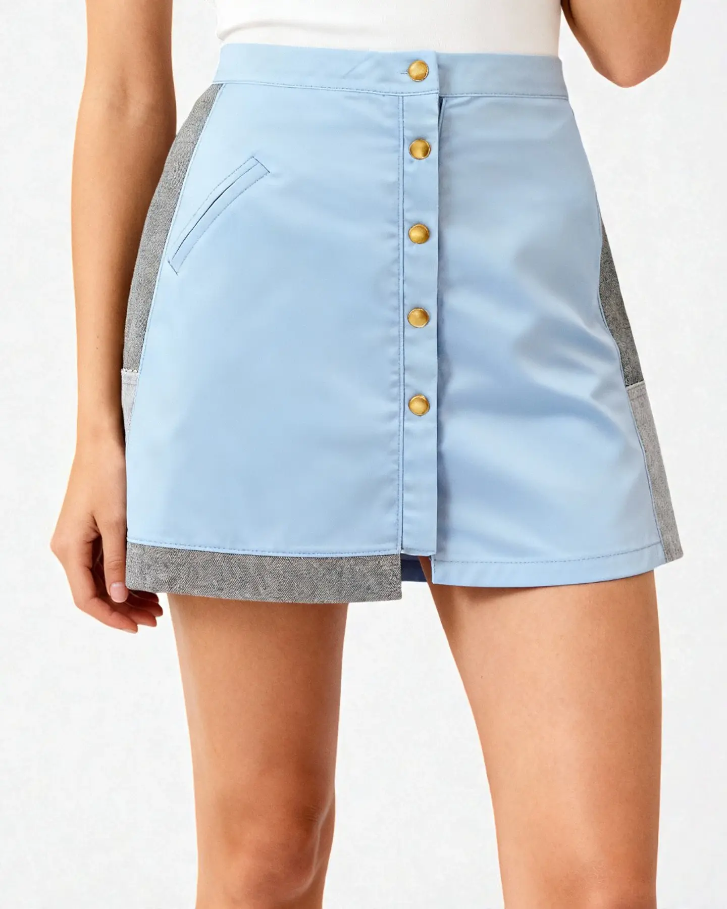 Falda Demin Lightblue 1