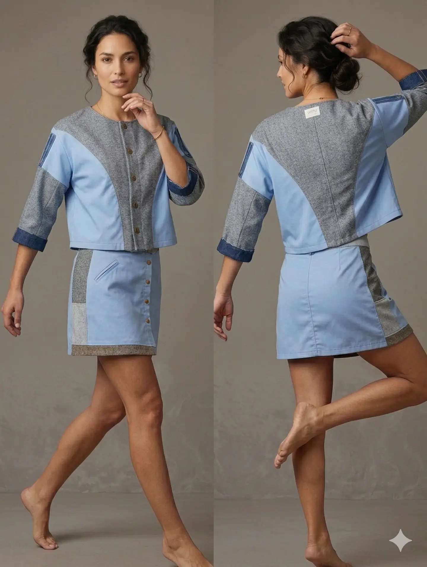 Chaqueta Denim lightblue 3