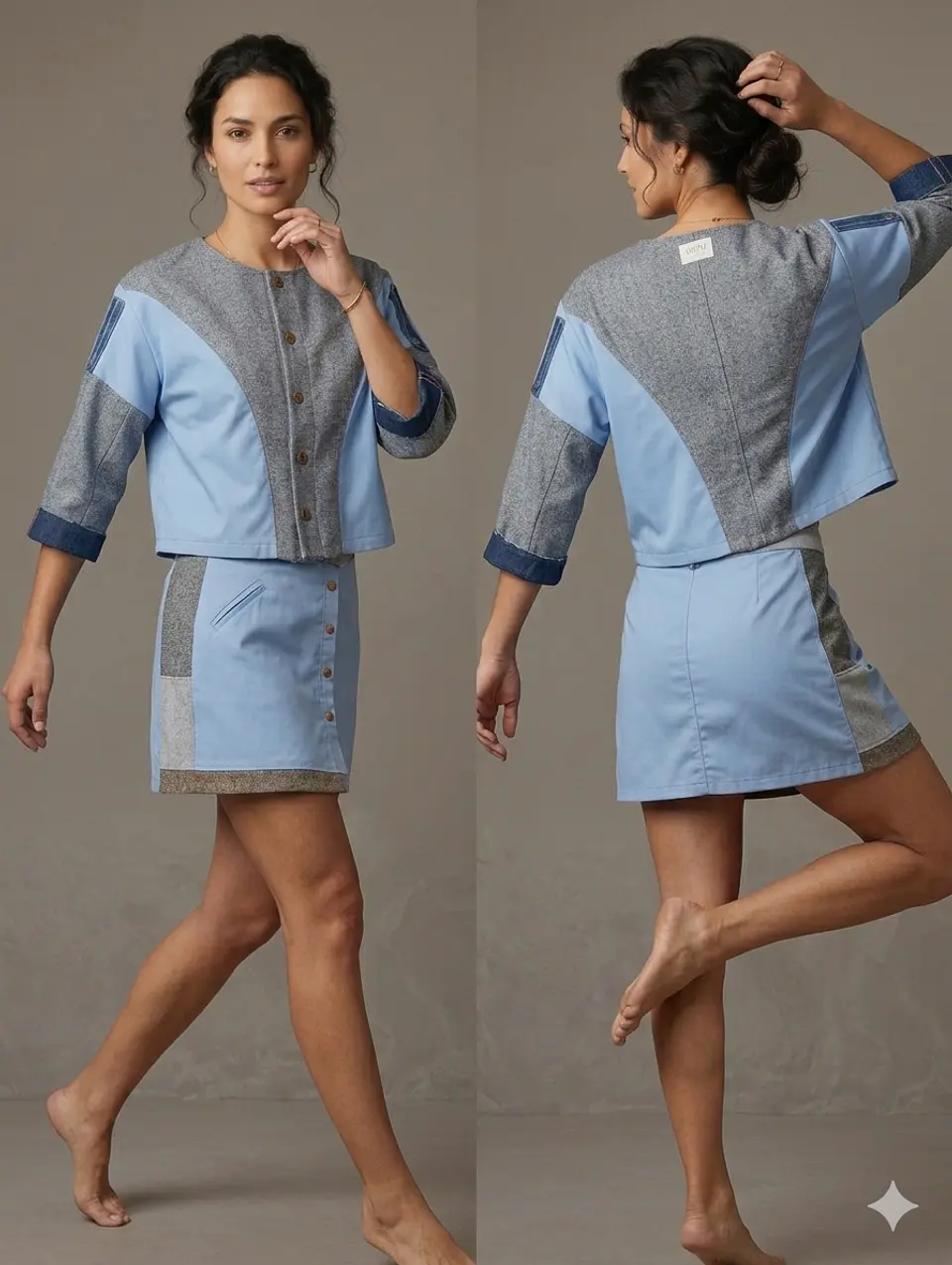 Chaqueta Denim lightblue 3