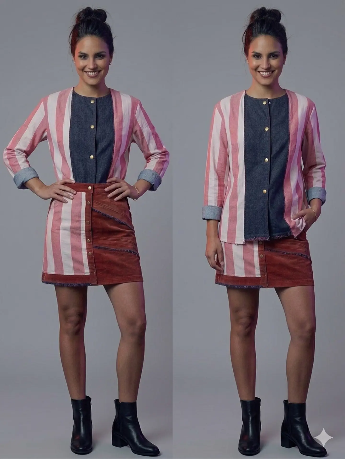 Chaqueton Denim RedLines 5