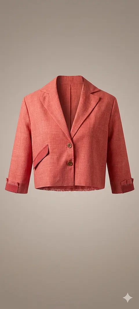 Chaqueta trama sandia