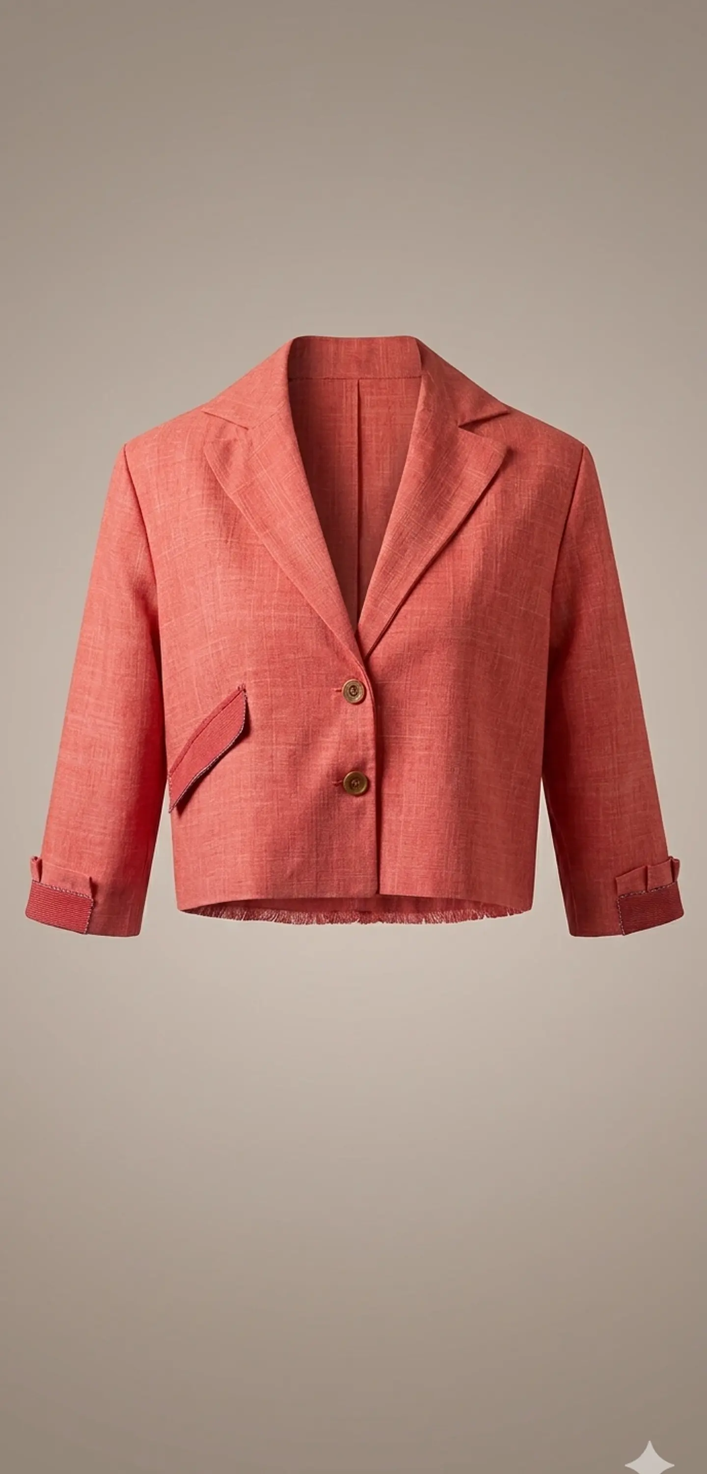 Chaqueta trama sandia 1