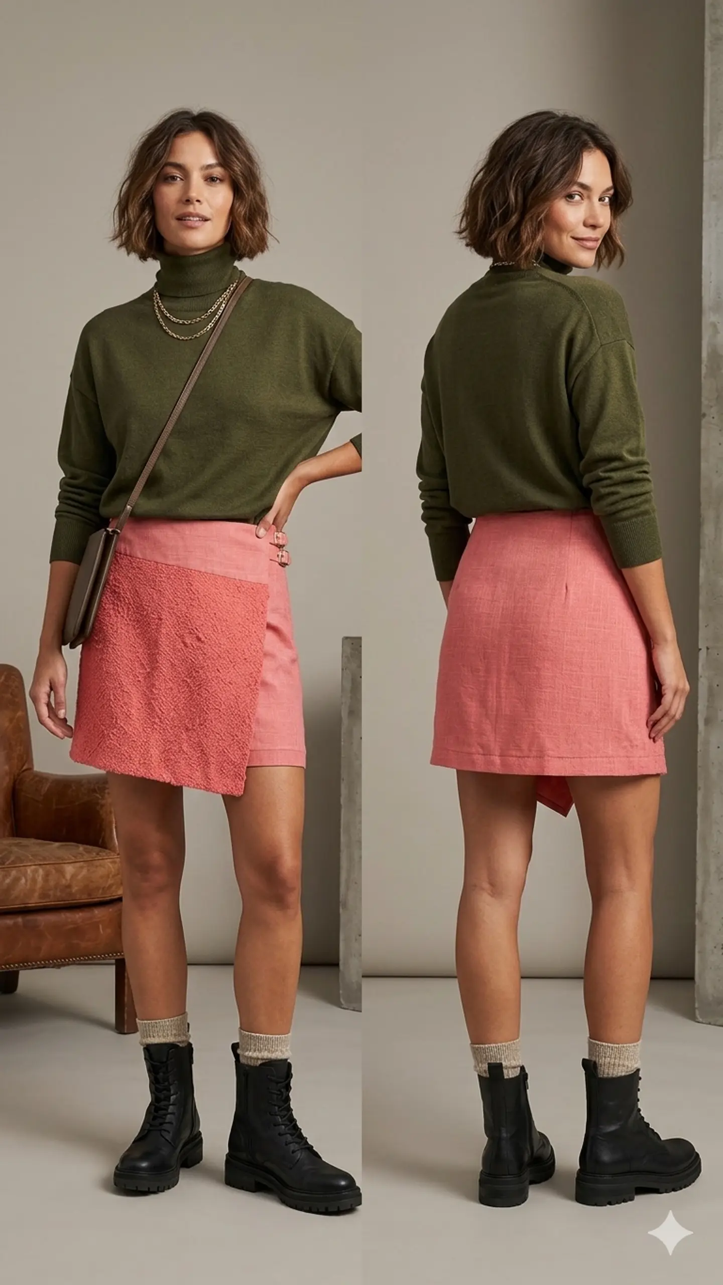 Falda trama sandía 2