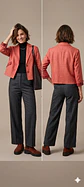 Chaqueta trama sandia - Miniatura 2