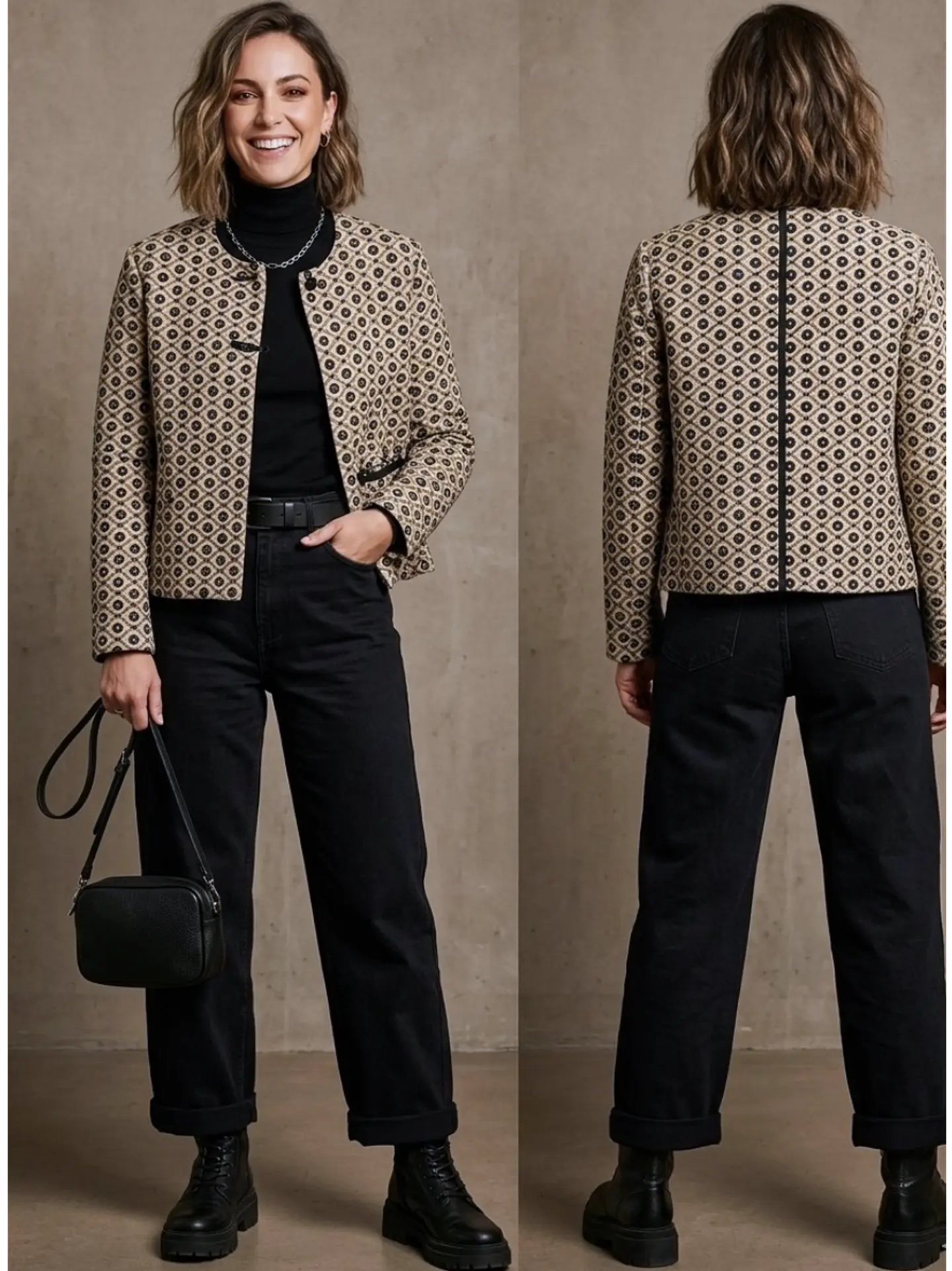Chaqueta patter cream 1