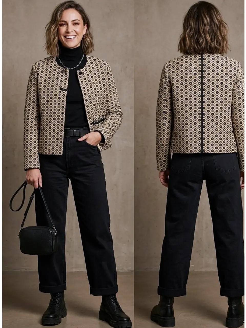 Chaqueta patter cream 1