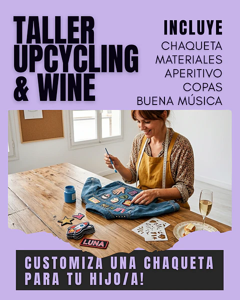 Taller Upcycling & Wine