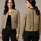 Chaqueta patter cream