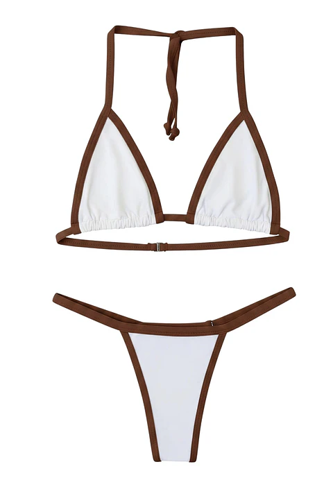 Branco com viés chocolate 