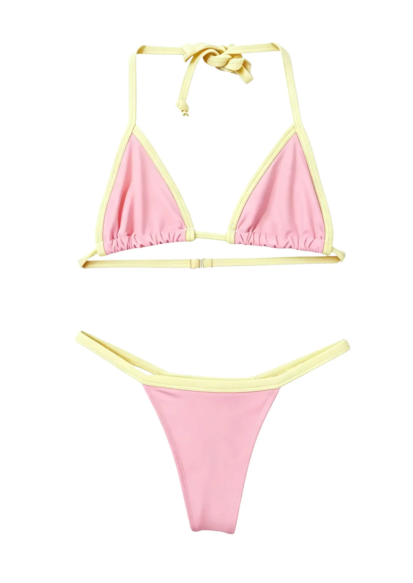 Fita - Rosa/Amarelo manteiga  1