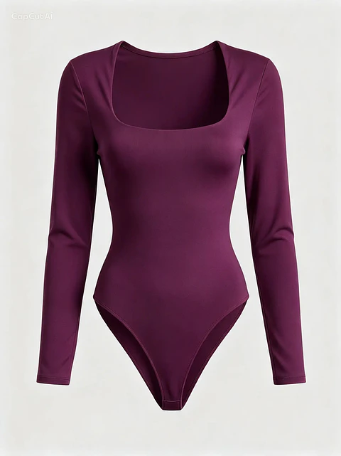 Body decote quadrado 