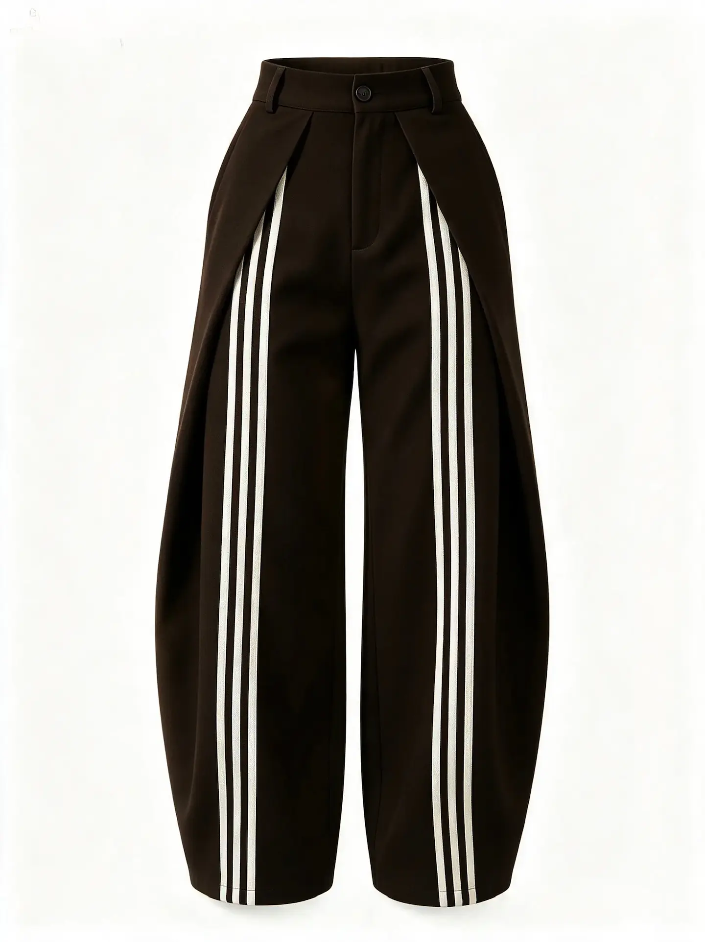 Calça ballon riscas brancas 1