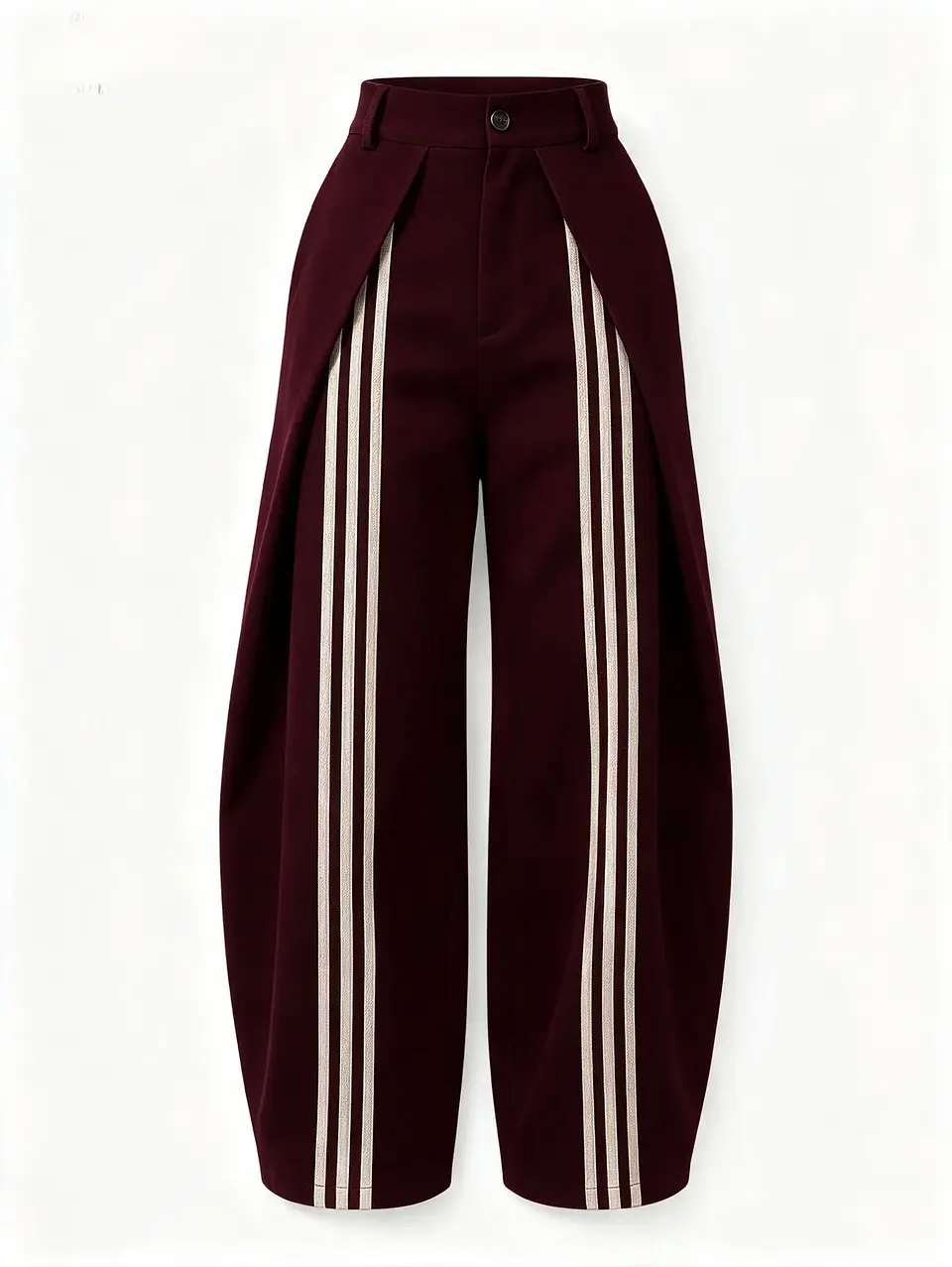Calça ballon riscas brancas 2