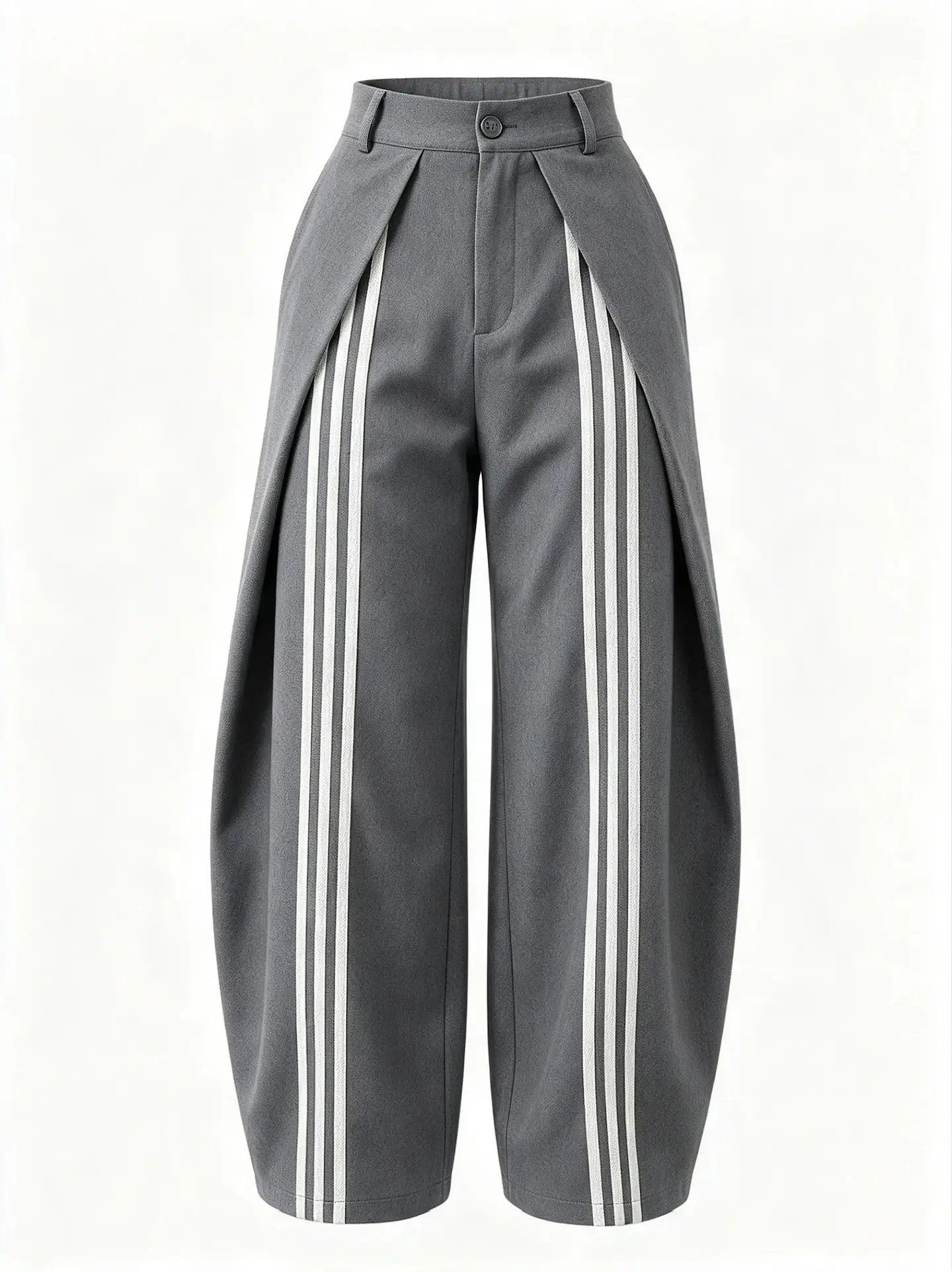 Calça ballon riscas brancas 3