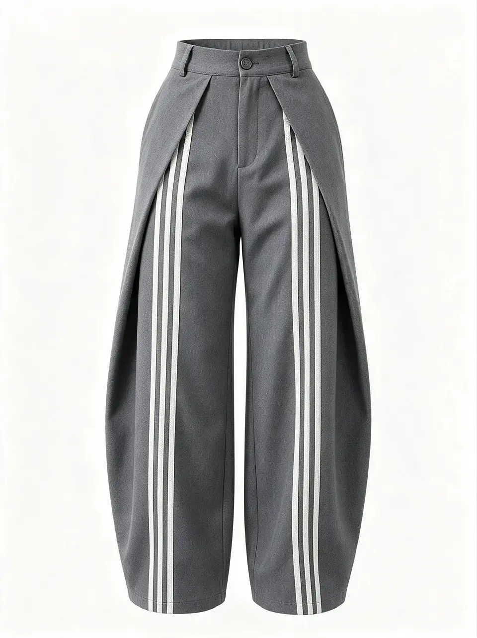 Calça ballon riscas brancas 3