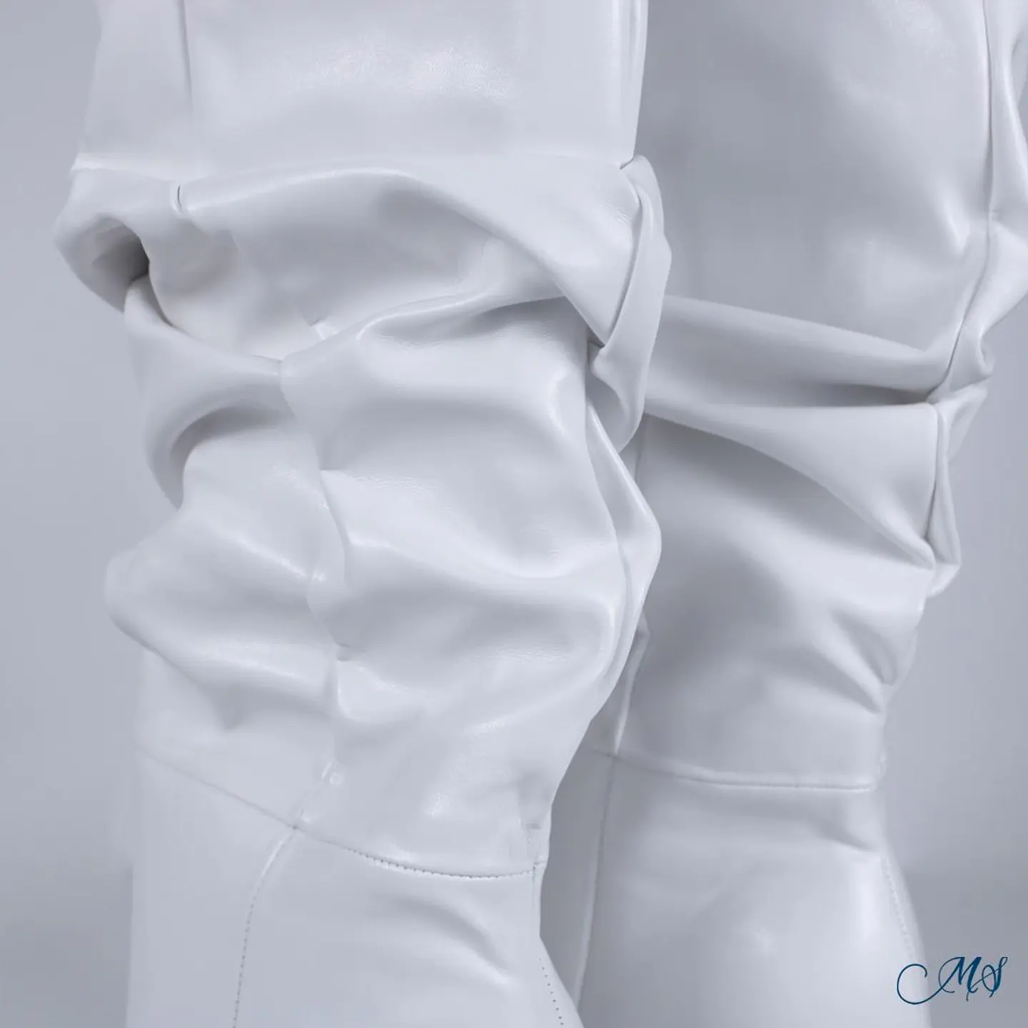 Botas Largas Marglo 73 Blanco  4