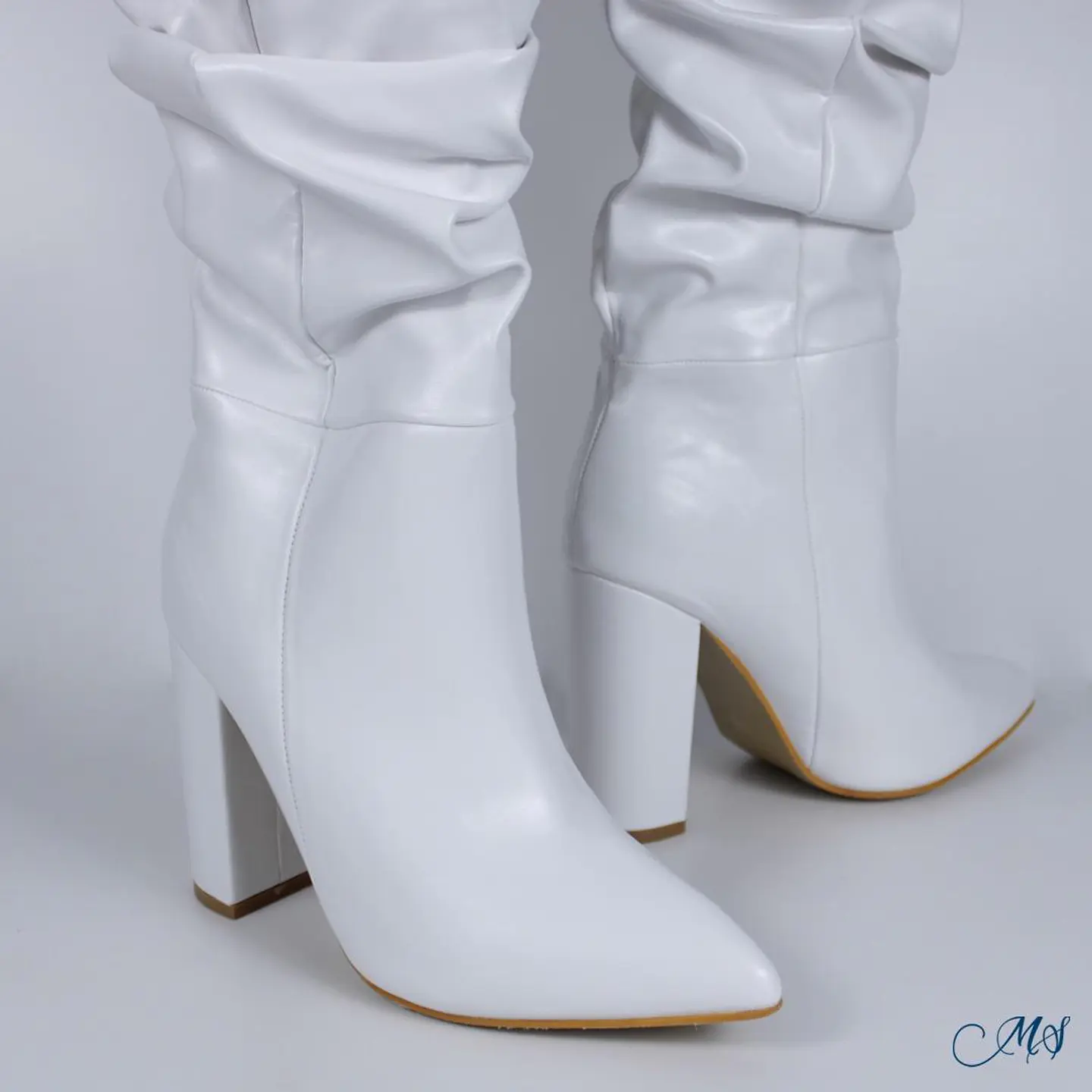 Botas Largas Marglo 73 Blanco  2