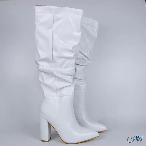 Botas Largas Marglo 73 Blanco 