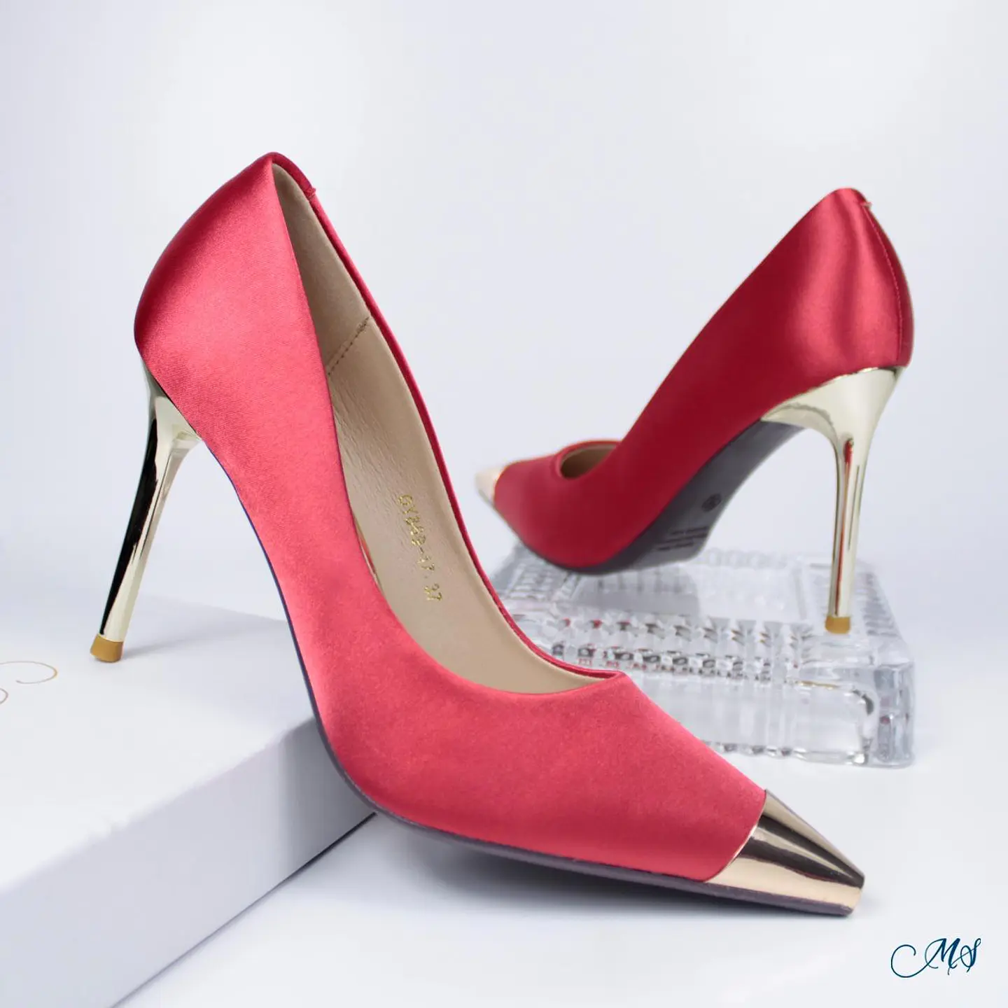 Stilettos Satín Marglo 20  4
