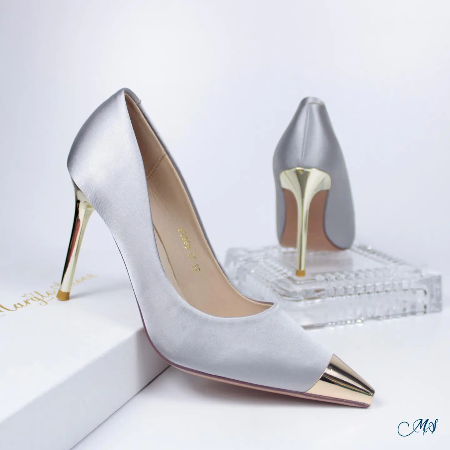 Stilettos Satín Marglo 20  5