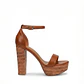 Sandalias Plataforma Marglo 56 Marrón - Miniatura 1