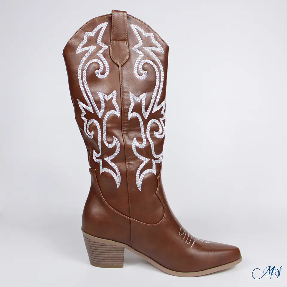 Botas Vaqueras Marglo 60 Marrón 1