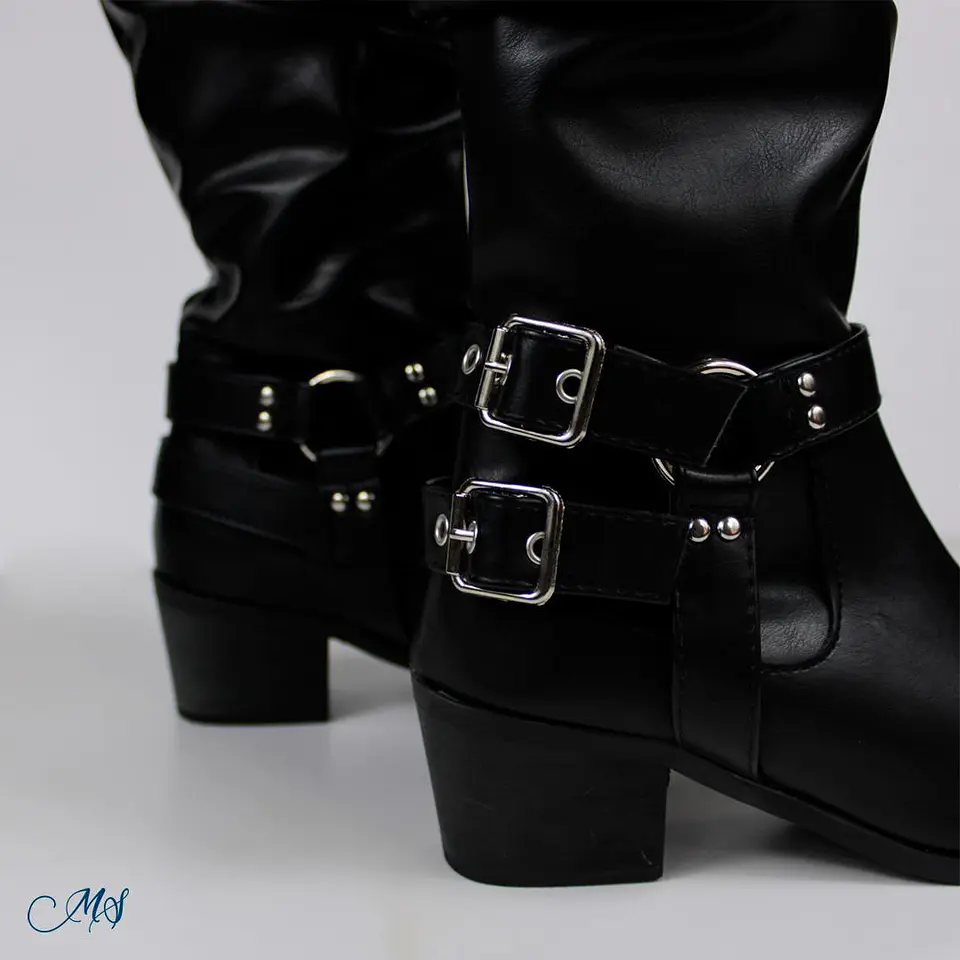 Botas Largas Marglo 61 Negro 5