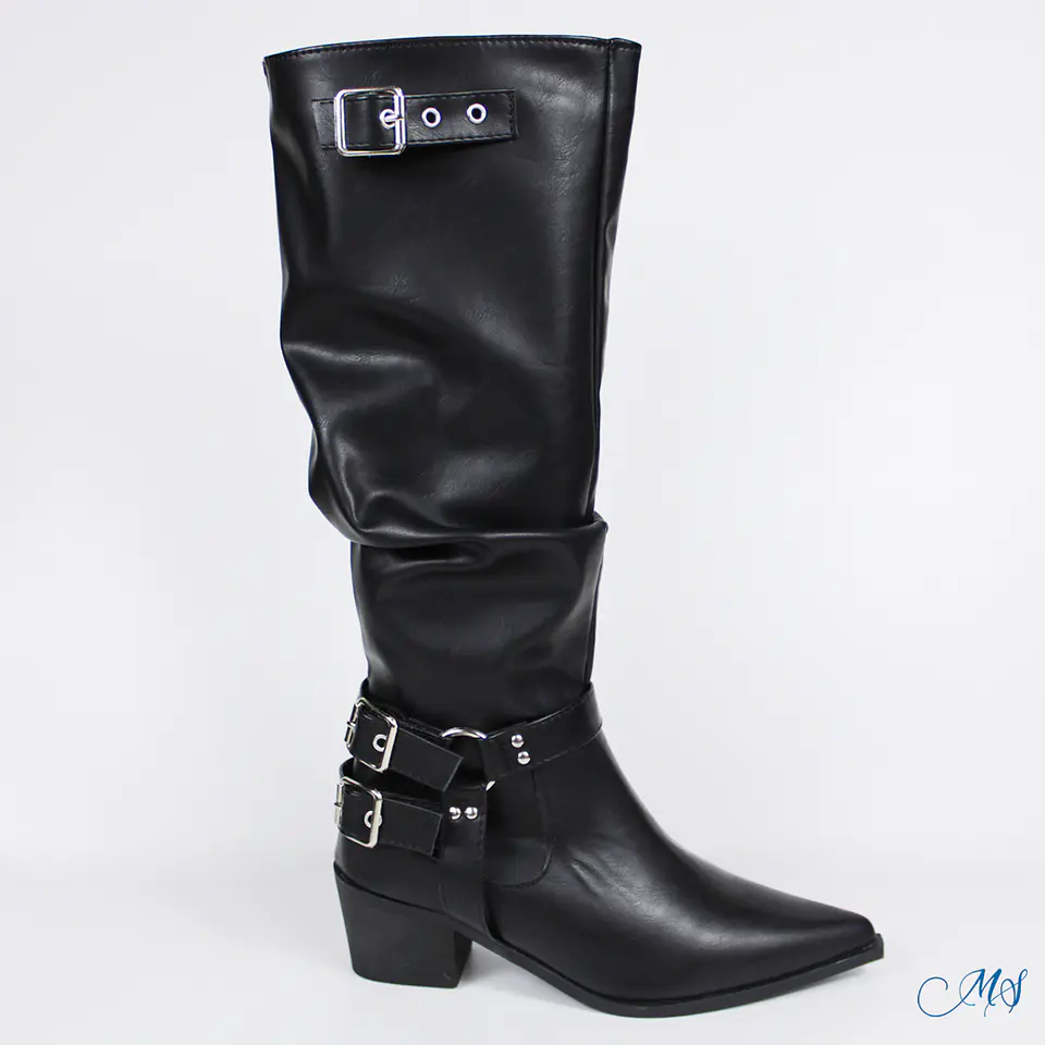 Botas Largas Marglo 61 Negro 1