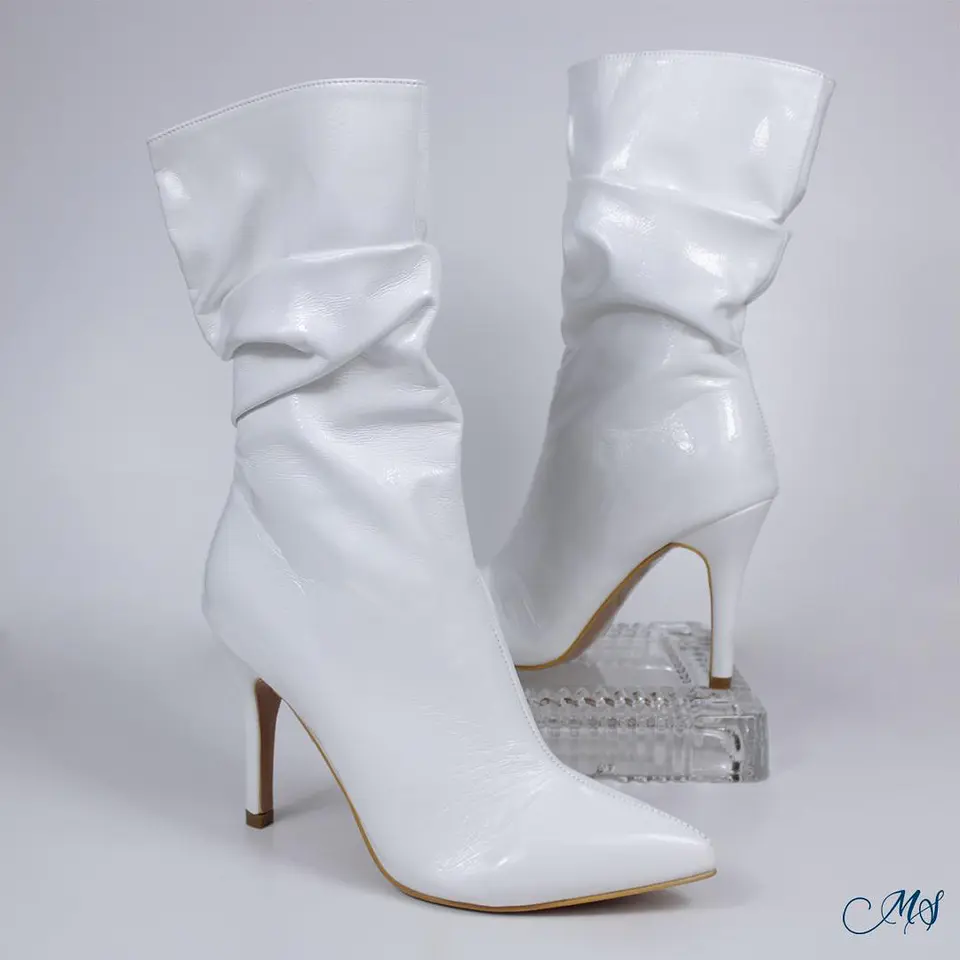 Botas Cortas Marglo 62 Blanco 3