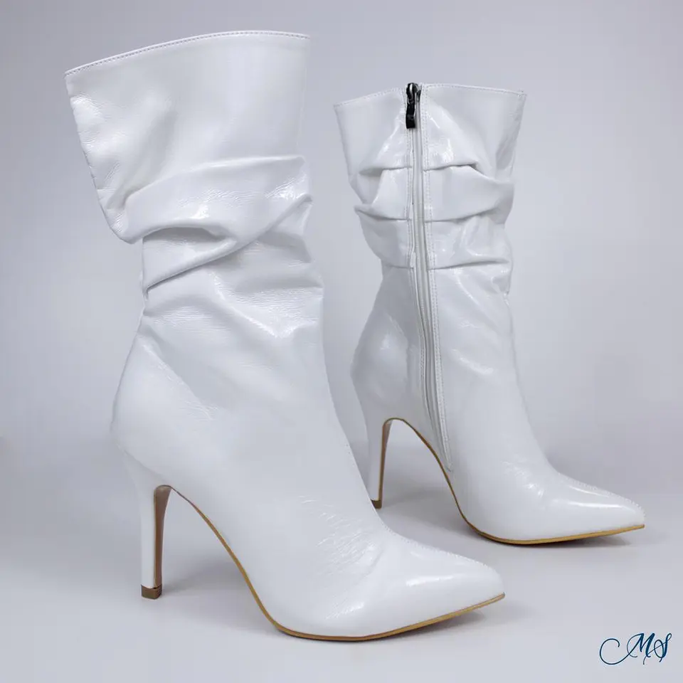 Botas Cortas Marglo 62 Blanco 5