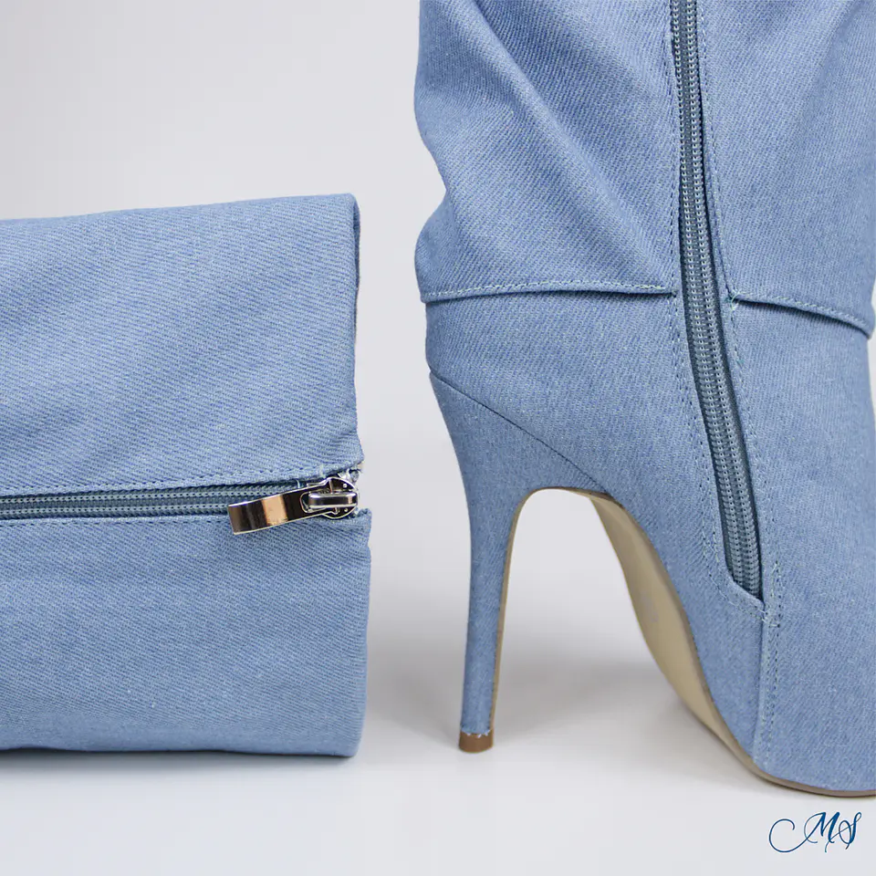 Botas Largas Denim Marglo 67 3