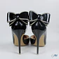 Stilettos Negros Marglo 25 Acharolados - Miniatura 2