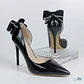 Stilettos Negros Marglo 25 Acharolados - Miniatura 1