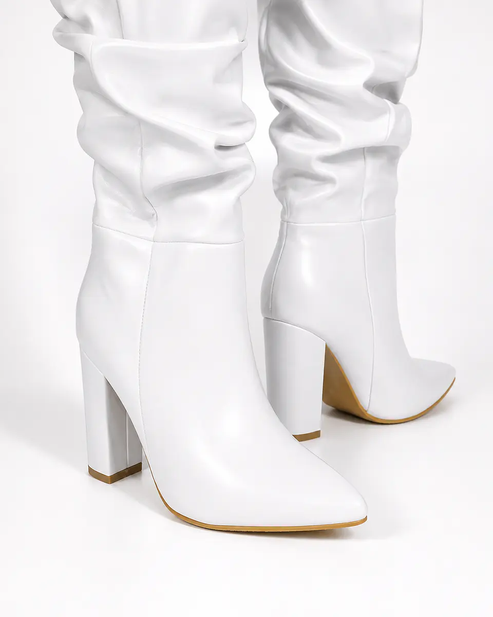 Botas Largas Marglo 73 Blanco  3