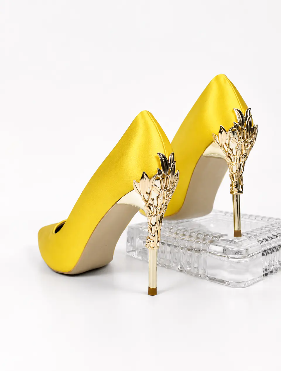 Stilettos Satín Marglo 11  2
