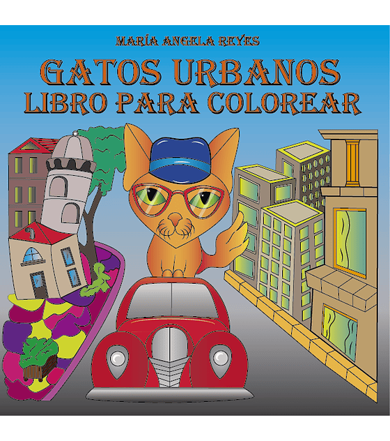 Libro para colorear Gatos urbanos
