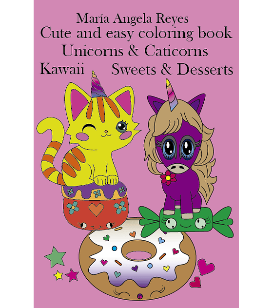 Unicorns & Caticorns coloring book
