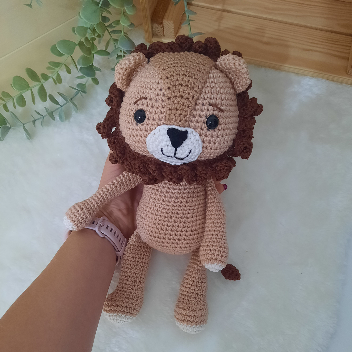 Leão amigurumi   1