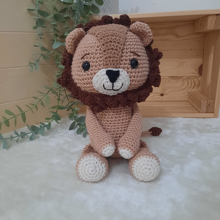 Leão amigurumi   2